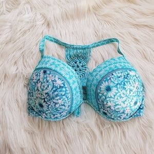 Macrame tie dye underwire bikini top